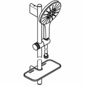 Душевой гарнитур GROHE Rainshower SmartActive 150 с мыльницей, 3 режима струи, душевая штанга 900 мм, 9,5 л/мин, хром (26594000) Душевой гарнитур GROHE Rainshower SmartActive 150 с мыльницей, 3 режима струи, душевая штанга 900 мм, 9,5 л/мин, хром (26594000)