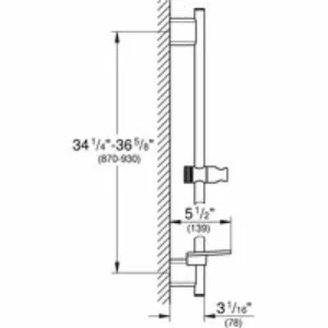 Душевая штанга GROHE Rainshower SmartActive 900 мм, хром (26603000) Душевая штанга GROHE Rainshower SmartActive 900 мм, хром (26603000)