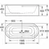 Ванна GROHE Essence, 180 x 80 х 57,5, альпин-белый (39729000) Ванна GROHE Essence, 180 x 80 х 57,5, альпин-белый (39729000)
