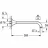 Душевой кронштейн GROHE Rainshower Grandera 285 мм, хром/золото (27986IG0) Душевой кронштейн GROHE Rainshower Grandera 285 мм, хром/золото (27986IG0)