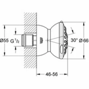 Боковой душ GROHE Relexa Ultra, 4 л/мин, 2 режима, хром (27067000) Боковой душ GROHE Relexa Ultra, 4 л/мин, 2 режима, хром (27067000)