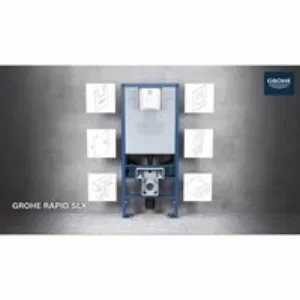 Система инсталляции GROHE Rapid SLX 3 в 1 для подвесного унитаза (39598000) Система инсталляции GROHE Rapid SLX 3 в 1 для подвесного унитаза (39598000)