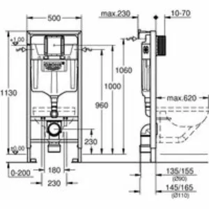 Система инсталляции для унитаза, GROHE Rapid SL 4 в 1 (38539001) Система инсталляции для унитаза, GROHE Rapid SL 4 в 1 (38539001)