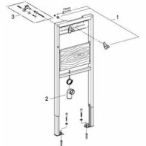 Система инсталляции для литой раковины и смесителя GROHE Rapid SL (38544000) Система инсталляции для литой раковины и смесителя GROHE Rapid SL (38544000)