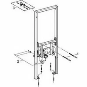 Система инсталляции для биде, GROHE Rapid SL, (38553001) Система инсталляции для биде, GROHE Rapid SL, (38553001)