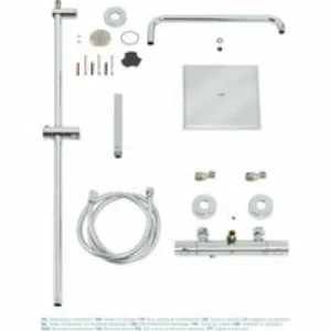 Душевая система GROHE Euphoria System 230 с термостатом для душа, хром (26187000) Душевая система GROHE Euphoria System 230 с термостатом для душа, хром (26187000)