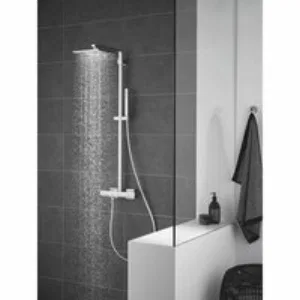 Душевая система GROHE Euphoria Cube System 230 с термостатом для душа, хром (26087000) Душевая система GROHE Euphoria Cube System 230 с термостатом для душа, хром (26087000)