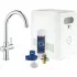 Смеситель для кухонной мойки GROHE Blue Professional с системой фильтрации, охлаждения и газирования воды, хром (31607002) Смеситель для кухонной мойки GROHE Blue Professional с системой фильтрации, охлаждения и газирования воды, хром (31607002)