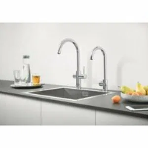 Смеситель для кухонной мойки GROHE Blue Professional с системой фильтрации, охлаждения и газирования воды, хром (31607002) Смеситель для кухонной мойки GROHE Blue Professional с системой фильтрации, охлаждения и газирования воды, хром (31607002)