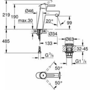 Смеситель для раковины GROHE Concetto, M-size, хром (23932001) Смеситель для раковины GROHE Concetto, M-size, хром (23932001)