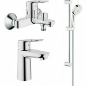Готовый комплект для ванной комнаты GROHE BauLoop, хром (NB0056) Готовый комплект для ванной комнаты GROHE BauLoop, хром (NB0056)