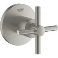 Внешняя часть вентиля GROHE Atrio, крестообразная ручка, суперсталь (19069DC3)