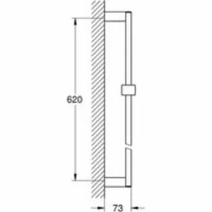 Душевая штанга GROHE Euphoria Cube 600 мм, хром (27892000) Душевая штанга GROHE Euphoria Cube 600 мм, хром (27892000)
