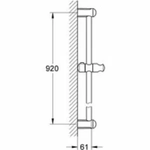 Душевая штанга GROHE New Tempesta 900 мм, хром (27524000) Душевая штанга GROHE New Tempesta 900 мм, хром (27524000)