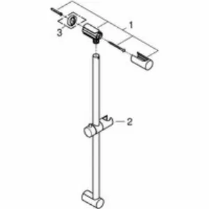 Душевая штанга GROHE Tempesta Cosmopolitan 600 мм, хром (27521000) Душевая штанга GROHE Tempesta Cosmopolitan 600 мм, хром (27521000)