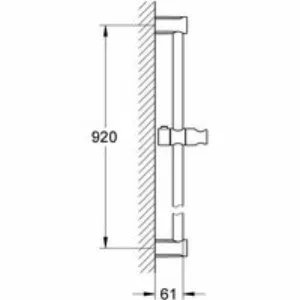 Душевая штанга GROHE Tempesta Cosmopolitan 900 мм, хром (27522000) Душевая штанга GROHE Tempesta Cosmopolitan 900 мм, хром (27522000)