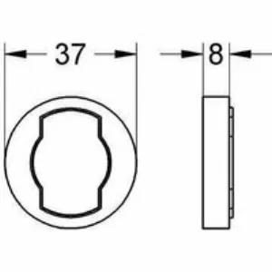 Шайба выравнивания GROHE (48051000) Шайба выравнивания GROHE (48051000)