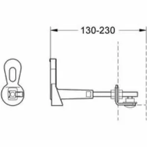 Универсальный монтажный уголок для GROHE Rapid SL (38733000) Универсальный монтажный уголок для GROHE Rapid SL (38733000)