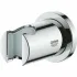 Настенный держатель для ручного душа GROHE Rainshower с круглой розеткой, хром (27074000) Настенный держатель для ручного душа GROHE Rainshower с круглой розеткой, хром (27074000)