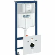 Комплект инсталляции для унитаза GROHE Rapid SL 4 в 1 с панелью смыва Skate Cosmopolitan, хром (38775001)