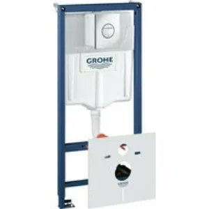 Комплект инсталляции для унитаза GROHE Rapid SL 4 в 1 с панелью смыва Nova Cosmopolitan, хром (38813001) Комплект инсталляции для унитаза GROHE Rapid SL 4 в 1 с панелью смыва Nova Cosmopolitan, хром (38813001)
