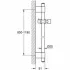 Душевая штанга GROHE Rainshower 1150 мм, хром (27136001) Душевая штанга GROHE Rainshower 1150 мм, хром (27136001)