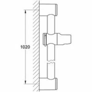 Душевая штанга GROHE Relexa 1000 мм, хром (28621000) Душевая штанга GROHE Relexa 1000 мм, хром (28621000)