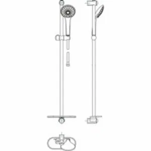 Душевой гарнитур GROHE Euphoria 110 Massage с мыльницей, 3 режима струи, душевая штанга 900 мм, 16.6 л/мин, хром (27226001) Душевой гарнитур GROHE Euphoria 110 Massage с мыльницей, 3 режима струи, душевая штанга 900 мм, 16.6 л/мин, хром (27226001)