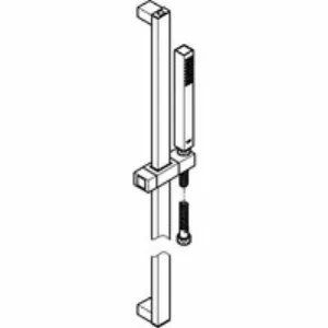 Душевой гарнитур GROHE SPA Euphoria Cube+ Stick, 1 режим струи, душевая штанга 600 мм, 9,5 л/мин, хром (27891000) Душевой гарнитур GROHE SPA Euphoria Cube+ Stick, 1 режим струи, душевая штанга 600 мм, 9,5 л/мин, хром (27891000)