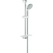 Душевой гарнитур GROHE Tempesta 100 с мыльницей, 2 режима струи, душевая штанга 600 мм, 5,7 л/мин, хром/серый (27926000)