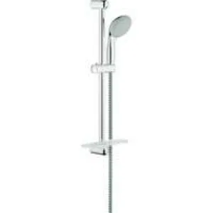 Душевой гарнитур GROHE Tempesta 100 с мыльницей, 2 режима струи, душевая штанга 600 мм, 5,7 л/мин, хром/серый (27926000) Душевой гарнитур GROHE Tempesta 100 с мыльницей, 2 режима струи, душевая штанга 600 мм, 5,7 л/мин, хром/серый (27926000)