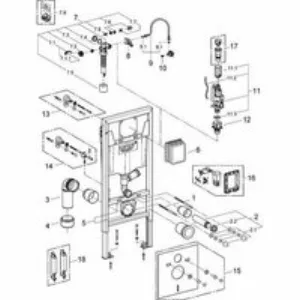 Система инсталляции для унитаза GROHE Rapid SL (39002000) Система инсталляции для унитаза GROHE Rapid SL (39002000)