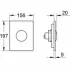 Панель смыва для унитаза GROHE Skate, 1 режим, нержавеющая сталь (38672SD0) Панель смыва для унитаза GROHE Skate, 1 режим, нержавеющая сталь (38672SD0)