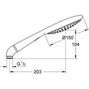 Ручной душ GROHE Rainshower Solo, 2 режима, белая луна/зеленый (27272LS0) Ручной душ GROHE Rainshower Solo, 2 режима, белая луна/зеленый (27272LS0)