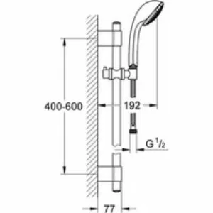 Душевой гарнитур GROHE Relexa Trio, 3 режима струи, душевая штанга 600 мм, 5 л/мин, хром (28942000) Душевой гарнитур GROHE Relexa Trio, 3 режима струи, душевая штанга 600 мм, 5 л/мин, хром (28942000)