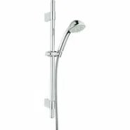 Душевой гарнитур GROHE Relexa Massage 100, 4 режима струи, душевая штанга 600 мм, 7.5 л/мин, хром (28945000)