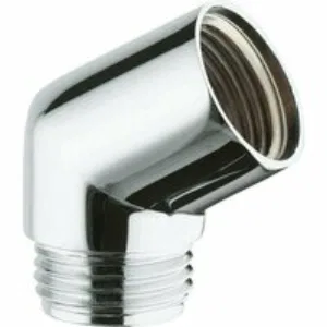 Угловой переходник для подключения душевого шланга 1/2″ x 1/2″ GROHE Sena, хром (28389000) Угловой переходник для подключения душевого шланга 1/2″ x 1/2″ GROHE Sena, хром (28389000)