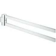 Держатель для полотенца GROHE Selection 400 мм, двойной, поворотный, хром (41063000)