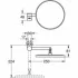 Косметическое зеркало GROHE Selection, хром (41077000) Косметическое зеркало GROHE Selection, хром (41077000)