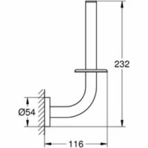 Держатель запасного рулона бумаги GROHE Essentials, теплый закат глянец (40385DA1) Держатель запасного рулона бумаги GROHE Essentials, теплый закат глянец (40385DA1)