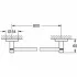 Держатель для полотенца GROHE Essentials 800 мм, теплый закат глянец (40386DA1) Держатель для полотенца GROHE Essentials 800 мм, теплый закат глянец (40386DA1)