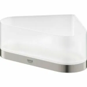 Полочка для душа GROHE Selection, угловая с держателем, суперсталь (41038DC0) Полочка для душа GROHE Selection, угловая с держателем, суперсталь (41038DC0)
