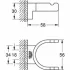 Крючок GROHE Selection двойной, темный графит глянец (41049A00) Крючок GROHE Selection двойной, темный графит глянец (41049A00)