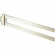 Держатель для полотенца GROHE Selection 400 мм, двойной, поворотный, никель глянец (41063BE0)