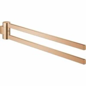 Держатель для полотенца GROHE Selection 400 мм, двойной, поворотный, теплый закат глянец (41063DA0) Держатель для полотенца GROHE Selection 400 мм, двойной, поворотный, теплый закат глянец (41063DA0)