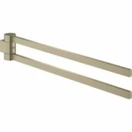 Держатель для полотенца GROHE Selection 400 мм, двойной, поворотный, никель матовый (41063EN0)