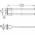 Держатель для полотенца GROHE Selection 400 мм, двойной, поворотный, никель матовый (41063EN0) Держатель для полотенца GROHE Selection 400 мм, двойной, поворотный, никель матовый (41063EN0)