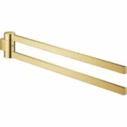 Держатель для полотенца GROHE Selection 400 мм, двойной, поворотный, холодный рассвет глянец (41063GL0)