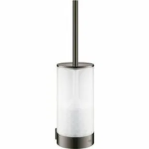 Туалетный ёршик в комплекте GROHE Selection с держателем, темный графит глянец (41076A00) Туалетный ёршик в комплекте GROHE Selection с держателем, темный графит глянец (41076A00)