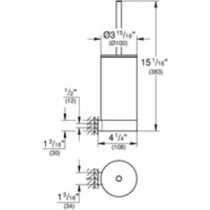 Туалетный ёршик GROHE Selection с держателем, никель глянец (41076BE0) Туалетный ёршик GROHE Selection с держателем, никель глянец (41076BE0)